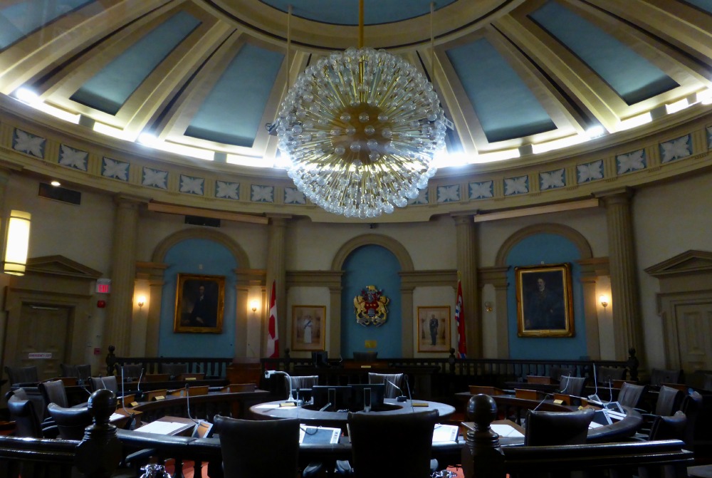 Ontario Hall in Kingston's City Hall