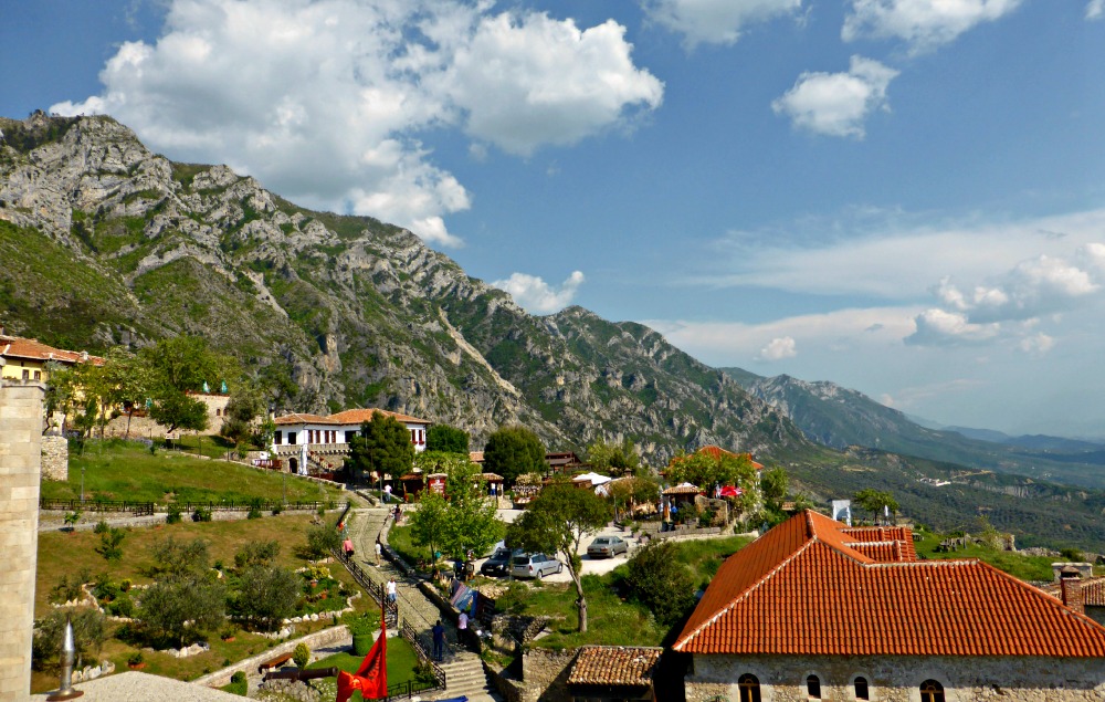 Bright, colorful, and oh so busy are the streets of Tirana, the capital of Albania. {www.onetripatatime.com}