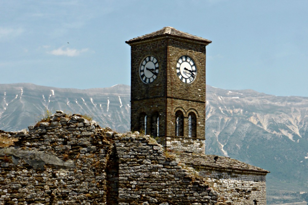 Exploring the UNESCO World Heritage town of Gjirokastra, Albania