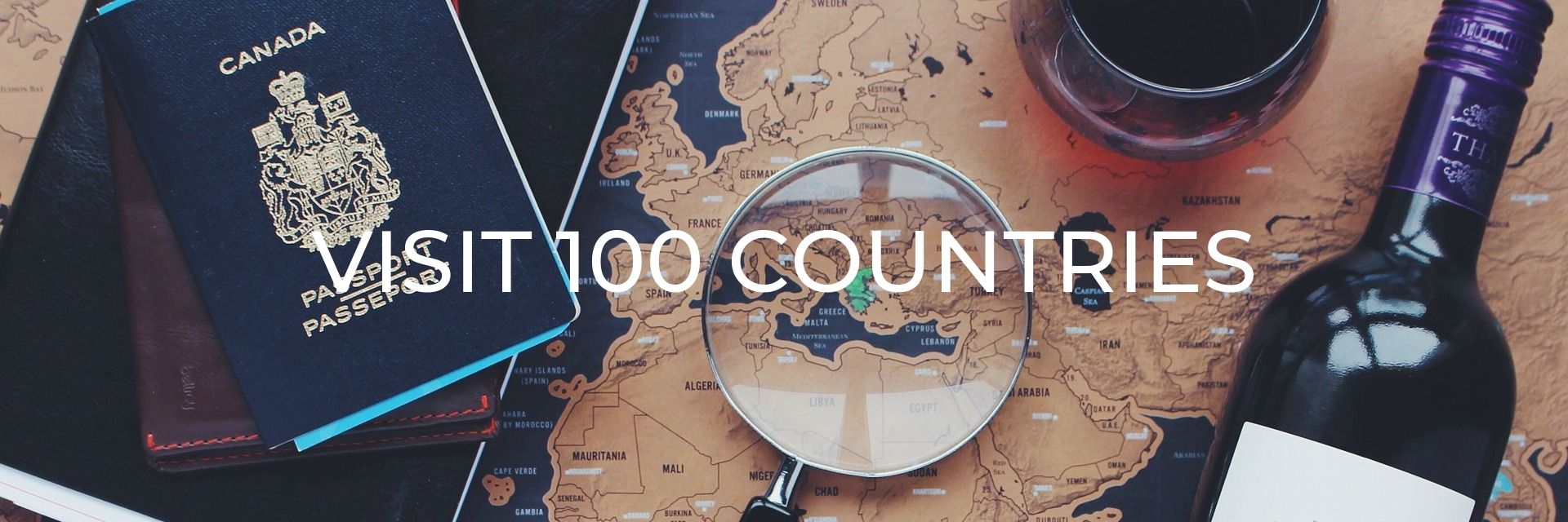 Visit 100 Countries Mobile Header