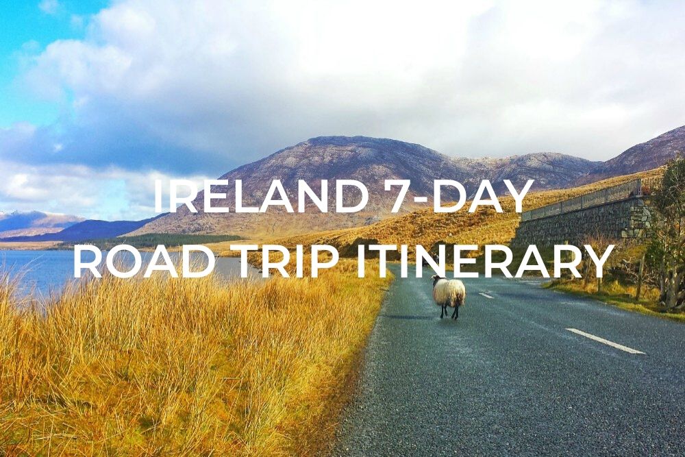 Ireland Road Trip Itinerary Mobile Header Image
