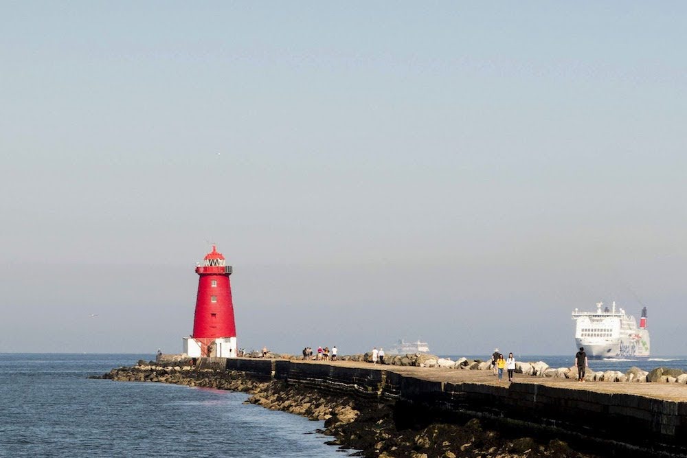 Things to Do in Dublin - Poolbeg Lighthouse (The Flashpacker)