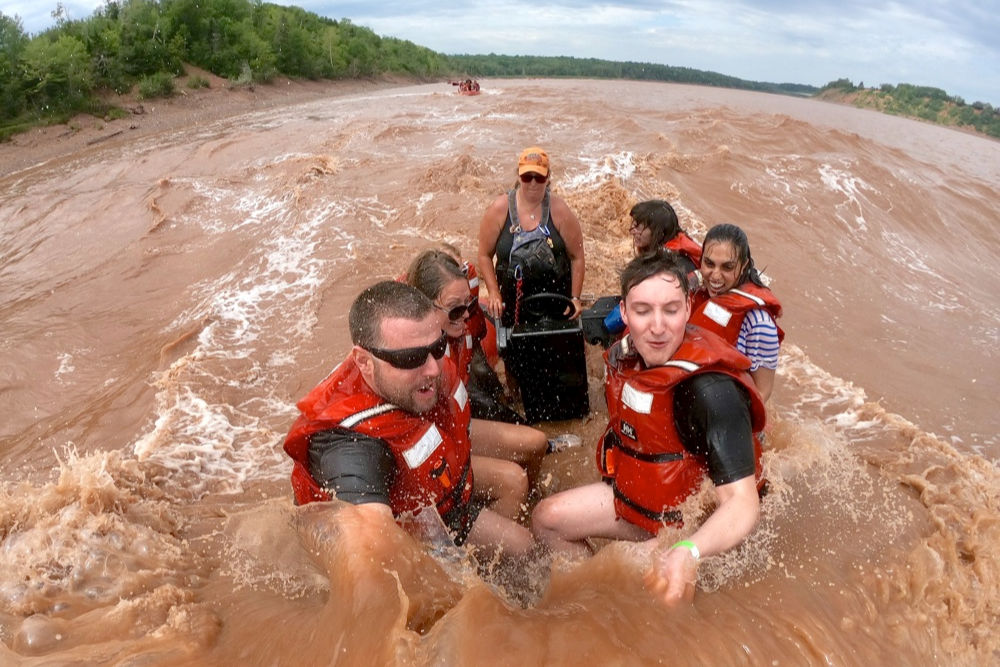 Things to Do in Nova Scotia - Tidal Bore Rafting (Goats on the Road)