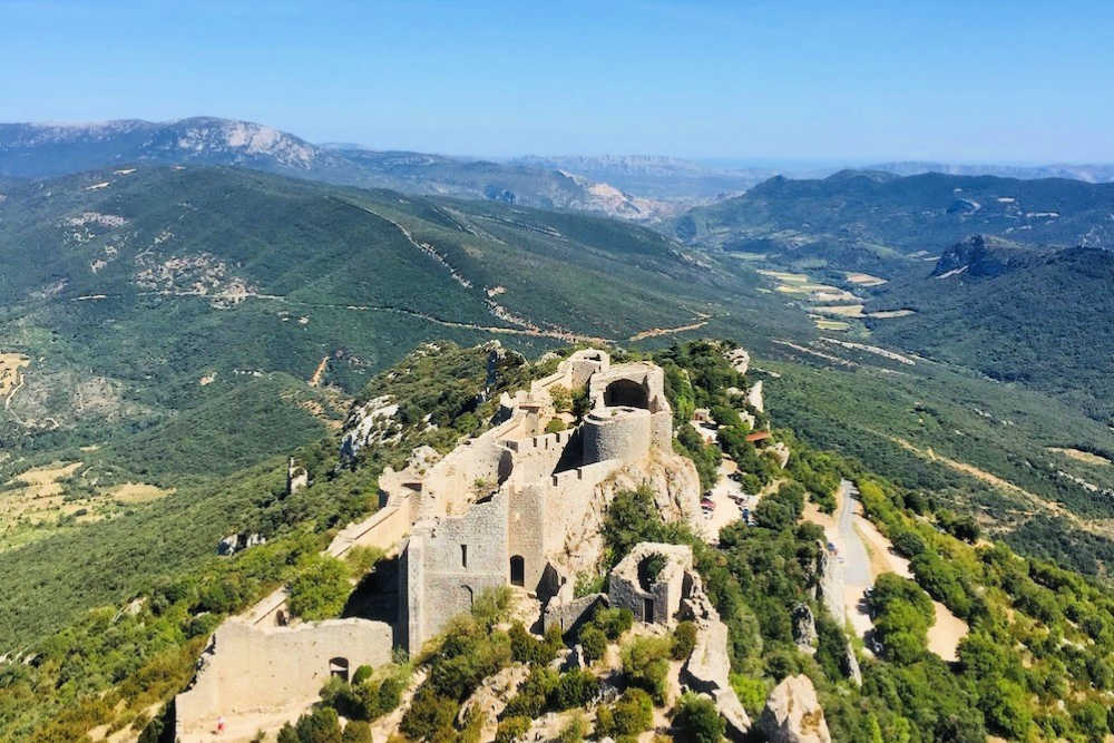 Castles in France Chateau de Peyrepertuse (The Gap Decaders)
