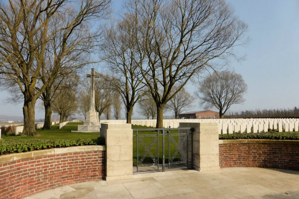 Design and Structure of Commonwealth War Cemeteries - Perth Cemetery in Belgium
