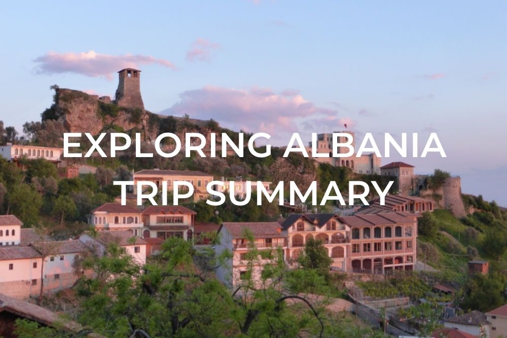Albania Trip Summary Mobile Header