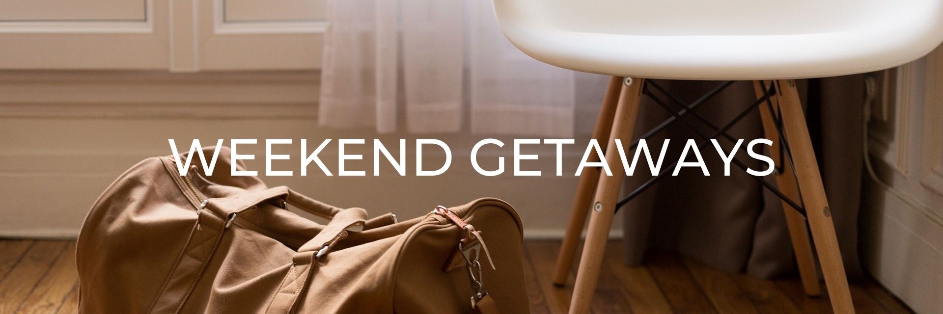 Weekend Getaways Desktop Header