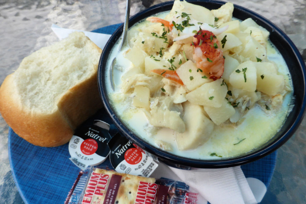 Weekend in Annapolis Royal, NS - Fish Chowder at Crow's Nest Restaurant