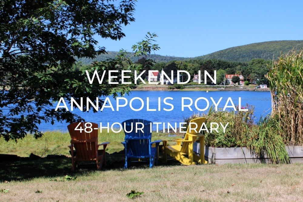 Weekend in Annapolis Royal, NS Mobile Header